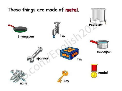 metal things in the house|100 things made from metal.